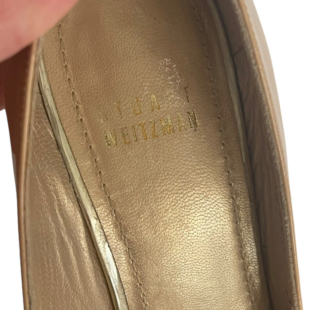 Stuart Weitzman Round Closed Toe Pumps Heels 7 - image 7